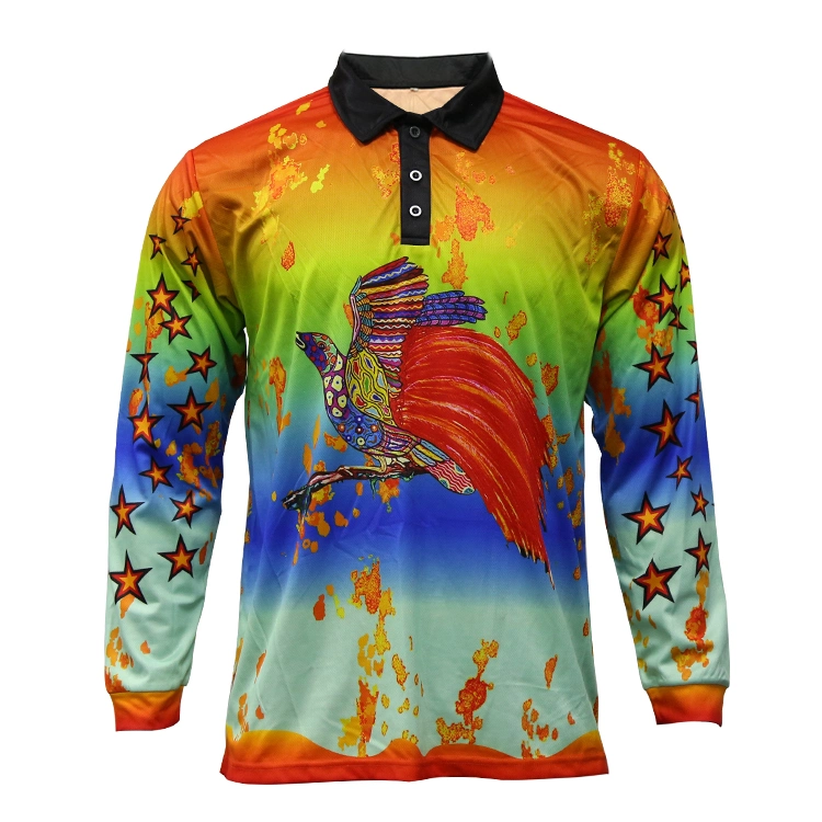 Outdoor Custom Windproof Quick Dry Breathable Fishing Wear Quick Dry Printed Design with High Quality Fishing Wear