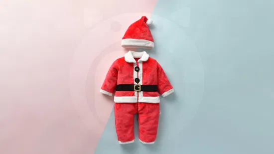 Costume de père noël pour bébé, Costume de noël, robe fantaisie, barboteuse